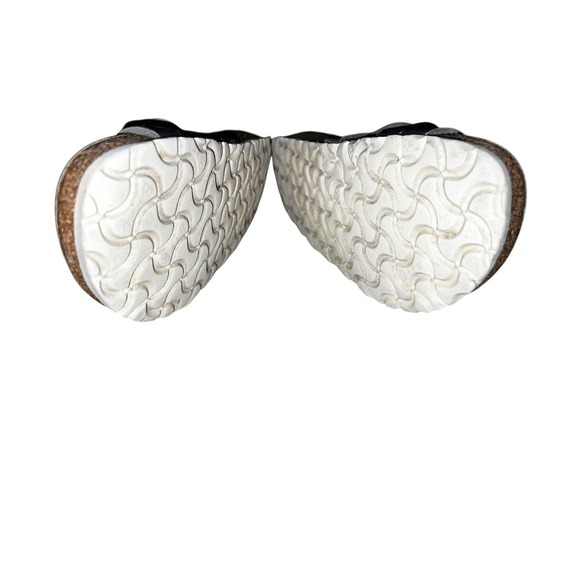 Birkenstock Yao Lux Silver Sz 39 (8-8.5)Preppy Normcore - Picture 5 of 7